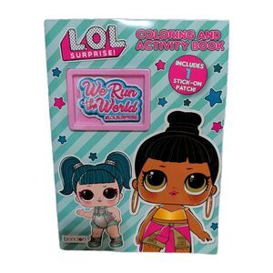 LOL Surprise We Run the World Coloring & Activity Book with Stick-on Patch NEW